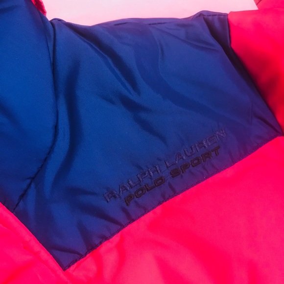 Polo Ralph Lauren vtg Y2K snow bunny snowsuit onesie real down feathers winter - Picture 5 of 5